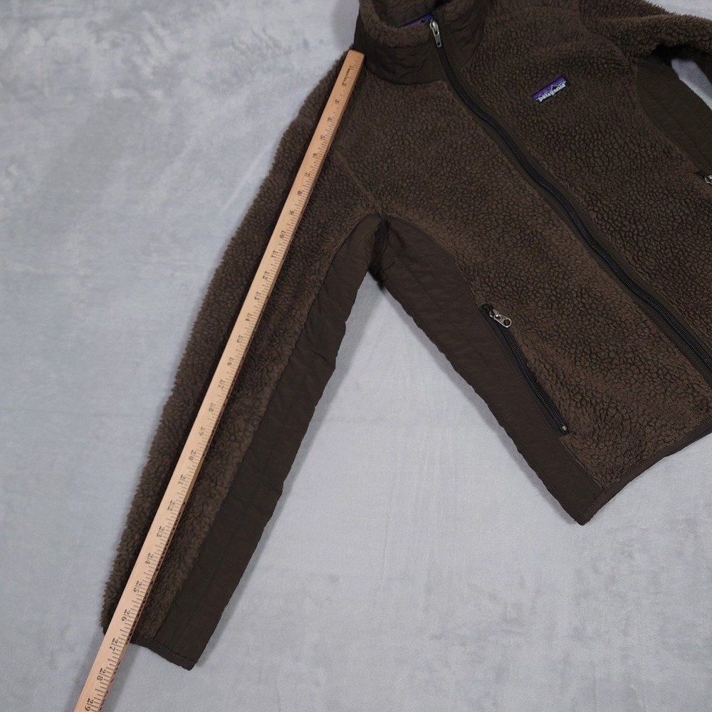 VTG Patagonia Synchilla Deep Pile Fleece Sherpa Jacket Womens S Full Zip 23071 - Picture 13 of 13